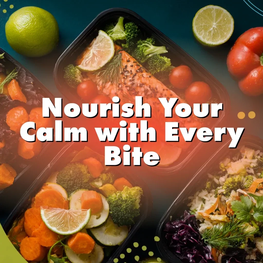 Nourish Your Calm with Every Bite | Stress Relief eBook | Food for Stress Relief Guide, Nutrition & Recipes for Anxiety Support