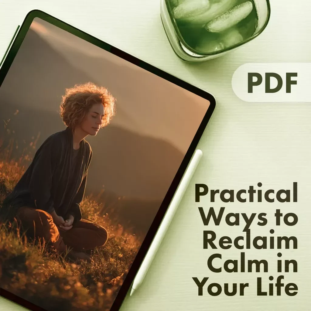 Practical Ways to Reclaim Calm in Your Life | Stress Relief eBook | Digital Download Guide with Ways to Reduce Stress, Mindfulness, and Resilience Tips