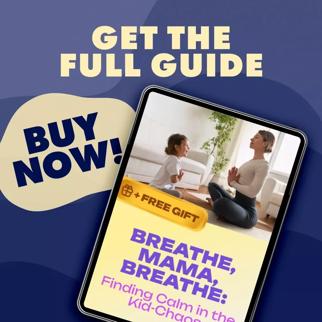 Breathe, Mama, Breathe: Finding Calm in the Kid-Chaos | Parent Pause: Quick Relax in Chaos Handbook | Digital Download Guide for Moms