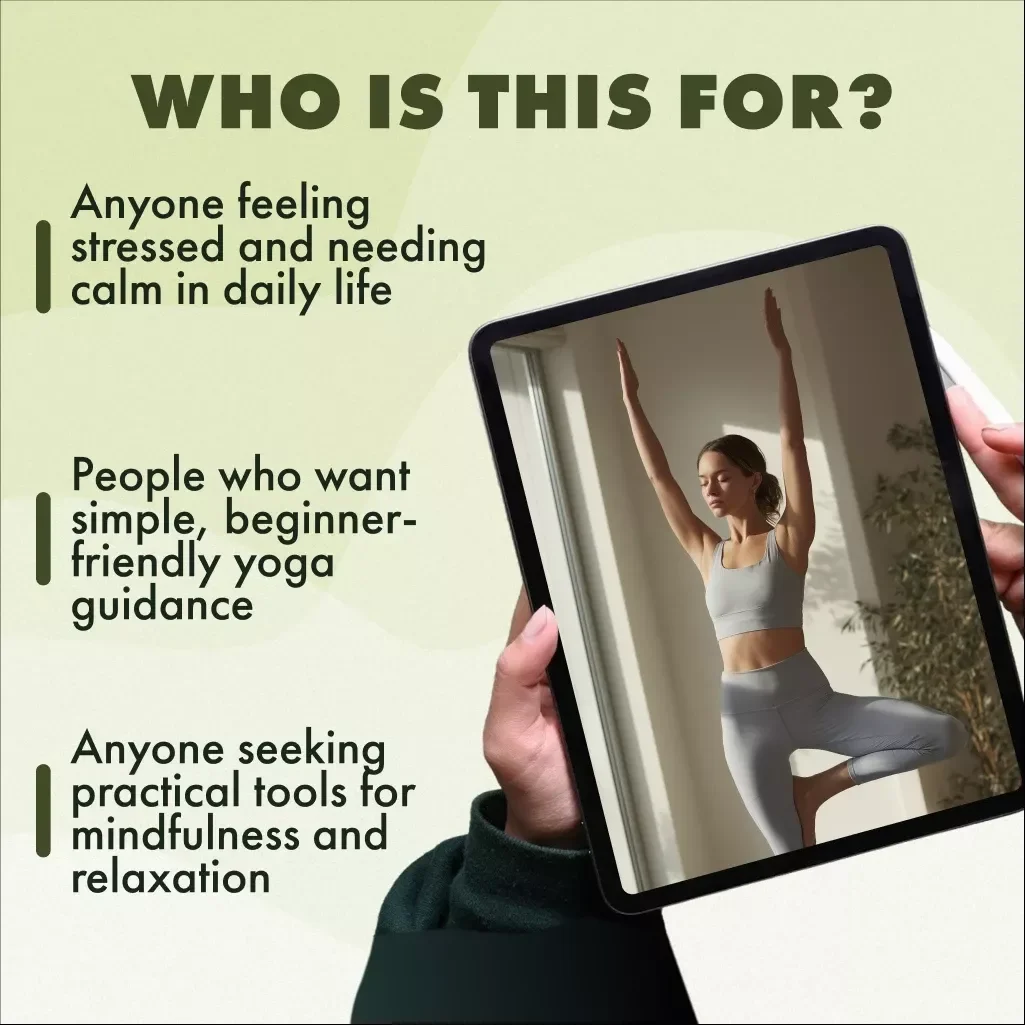 Ultimate Yoga Checklist for Stress Relief: Your Path to Calm and Clarity | Digital Download Guide, eBook & Printable for Relaxation, Mindfulness, and Wellness