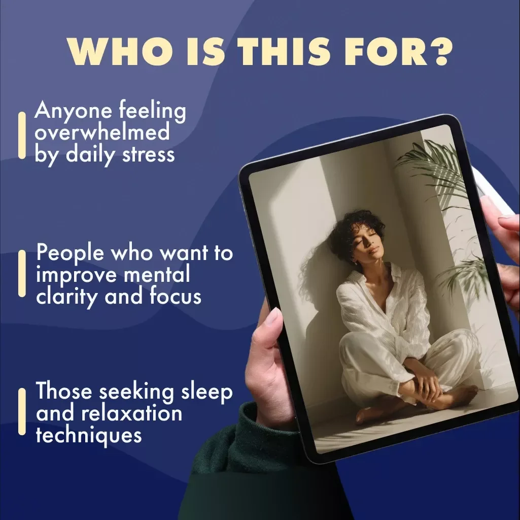 Simple Grounding Steps for Instant Calm: A Quick Reset for Mind & Body Guide | Digital Download