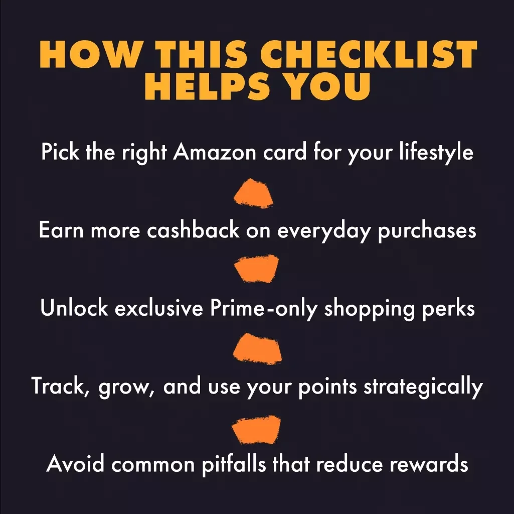 The Ultimate Amazon Credit Card Rewards & Discounts Checklist | How to Use Amazon Credit Cards for Rewards and Discounts | Printable & Digital Download Guide