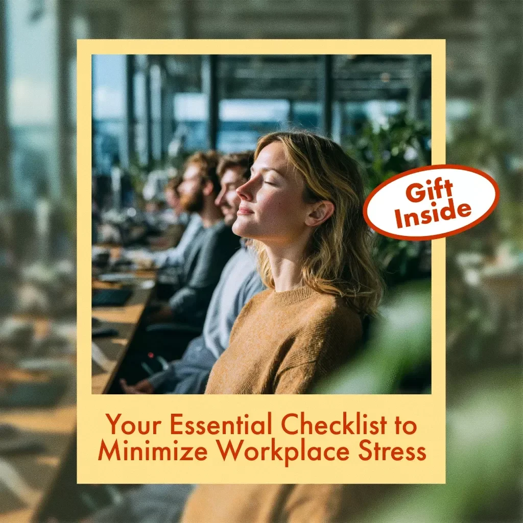 Your Essential Checklist to Minimize Workplace Stress | Digital Download Guide on How to Minimise Stress at Work