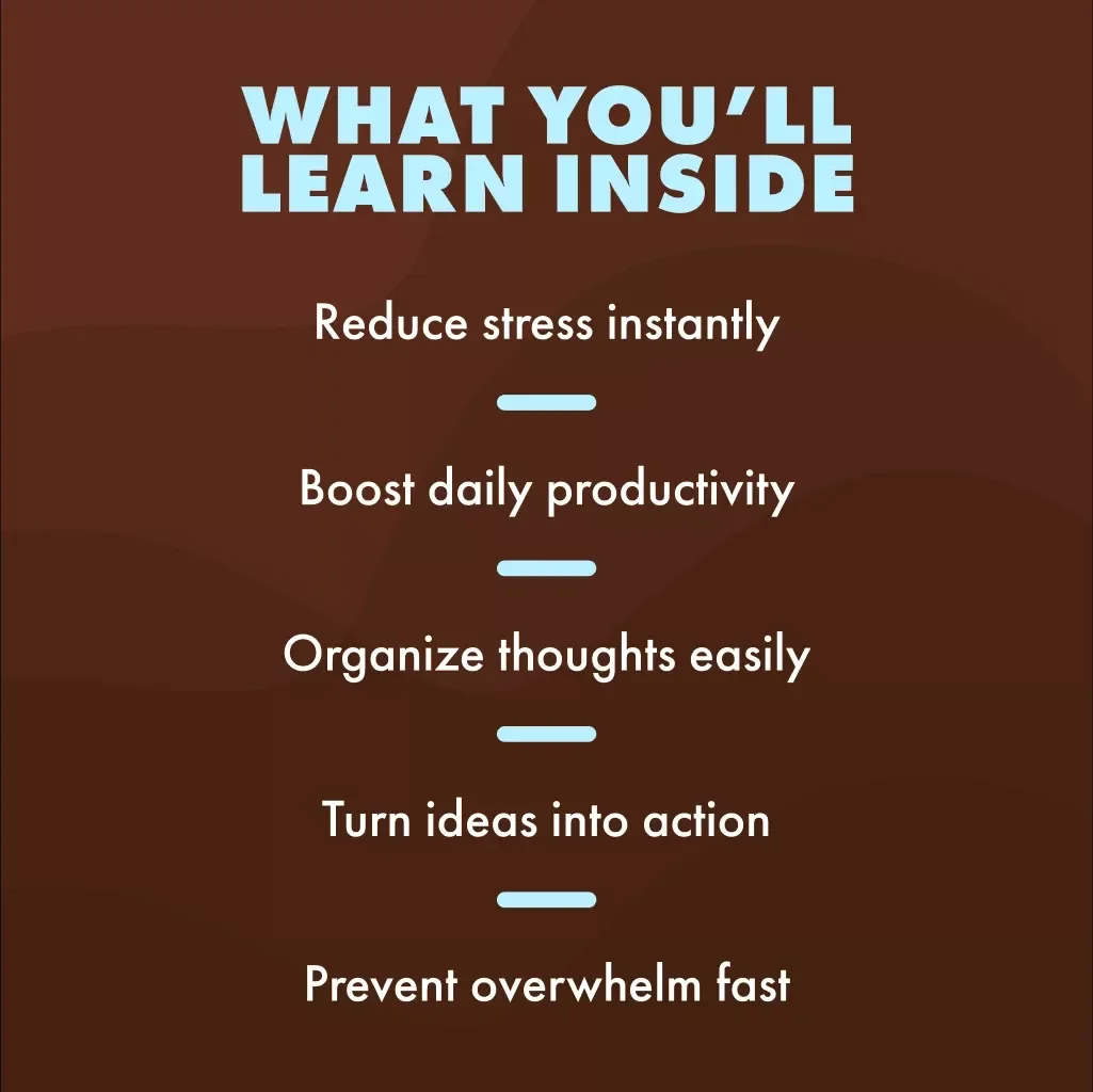 Brain Dump Magic: Clear Your Mind, Boost Your Focus | Write-It-Out Brain Dump Routine Guide | Digital Download for Mental Clarity & Productivity