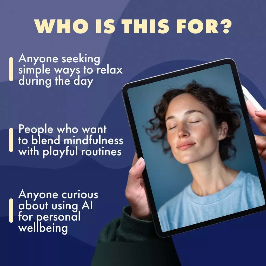 Daily Cyclic Sighing Break Plan: Your Fun & Mindful Checklist | Stress Relief, Relaxation, and AI-Powered Self-Care Digital Download