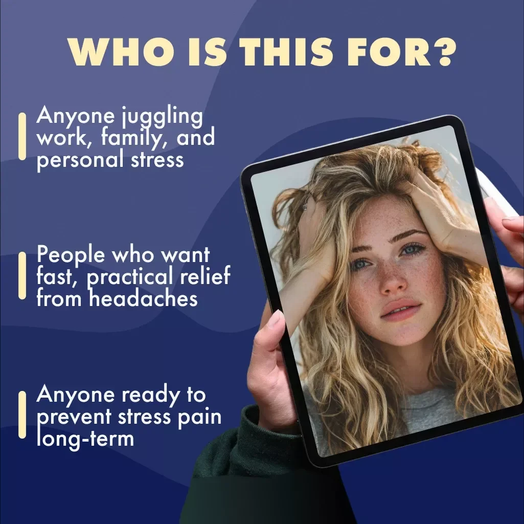 A Practical Guide to Easing Stress Headaches | Digital Download Guide for Relief, Self-Care & How to Help Stress Headaches