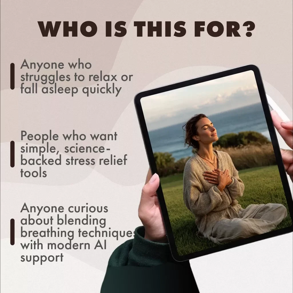 Calm Breath: Your 4-7-8 Starter Routine for Instant Relaxation | Digital Guide, eBook, Stress Relief, Sleep Aid, Breathwork for Beginners