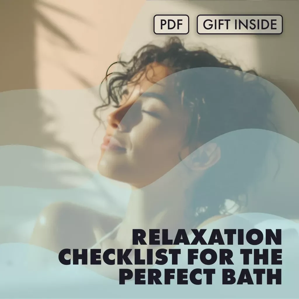 Relaxation Checklist for the Perfect Bath | Bubble Bath Relaxation Guide | Self-Care Digital Download
