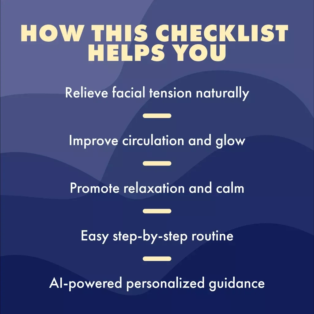 Gua Sha Face Calm Ritual: Quick Checklist | Digital Download Self-Care Guide for Relaxation, Skincare & Stress Relief