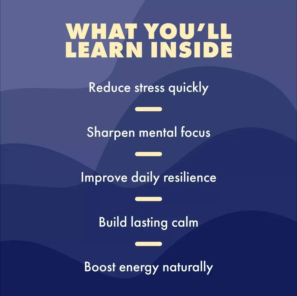 The Every-Day Box Breathing Blueprint: Calm Focus in Just Four Steps | Stress Relief Guide, Digital Download, eBook, Checklist