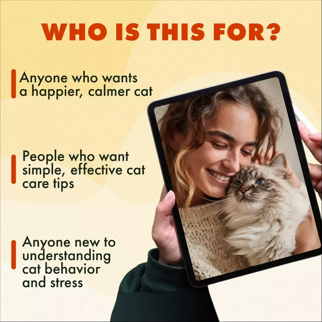 The Ultimate Cat Stress Relief Checklist: Calm Your Kitty Like a Pro | Digital Download Guide for Cat Stress Relief, eBook & Printable Cheatsheet