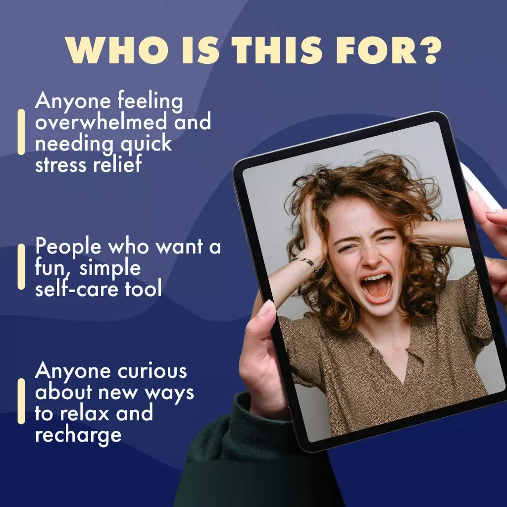 Shouting Your Stress Away Checklist | Stress Relief Digital Download | Does Shouting Relieve Stress Guide for Relaxation & Emotional Release