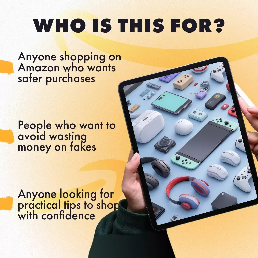 Shop Smart on Amazon and Outsmart the Fakes | Digital Download Guide for Safer Online Shopping | How to Avoid Counterfeit Products on Amazon