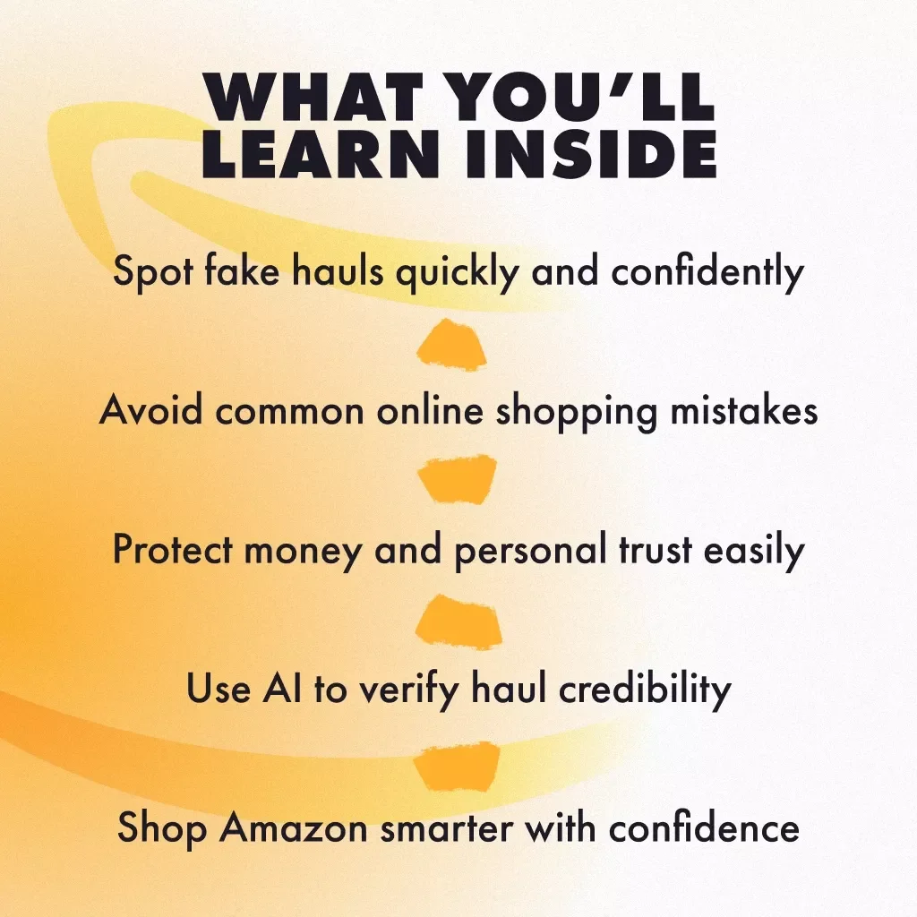 Amazon Haul Legitimacy Explained | Digital Guide to Spotting if Amazon Hauls Are Legit | eBook on Safer Shopping & Smart Choices