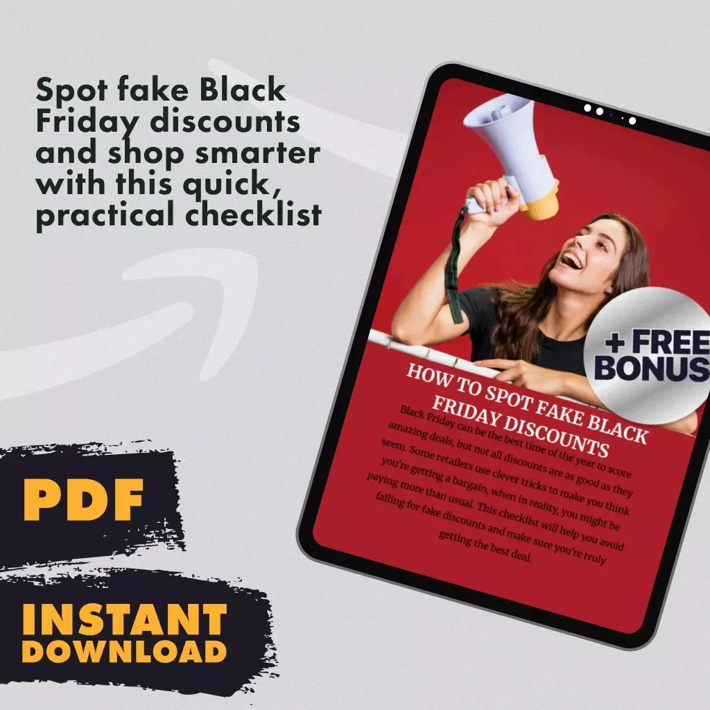 How to Spot Fake Black Friday Discounts – Printable Checklist for Smart Shoppers | Digital Download Guide