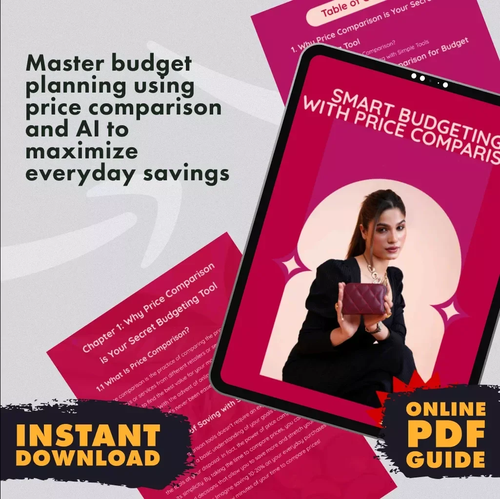 Smart Budgeting with Price Comparison | Digital Budget Planning Guide | How to Use Price Comparison for Budget Planning | Save Money with AI & Price Comparison Strategies