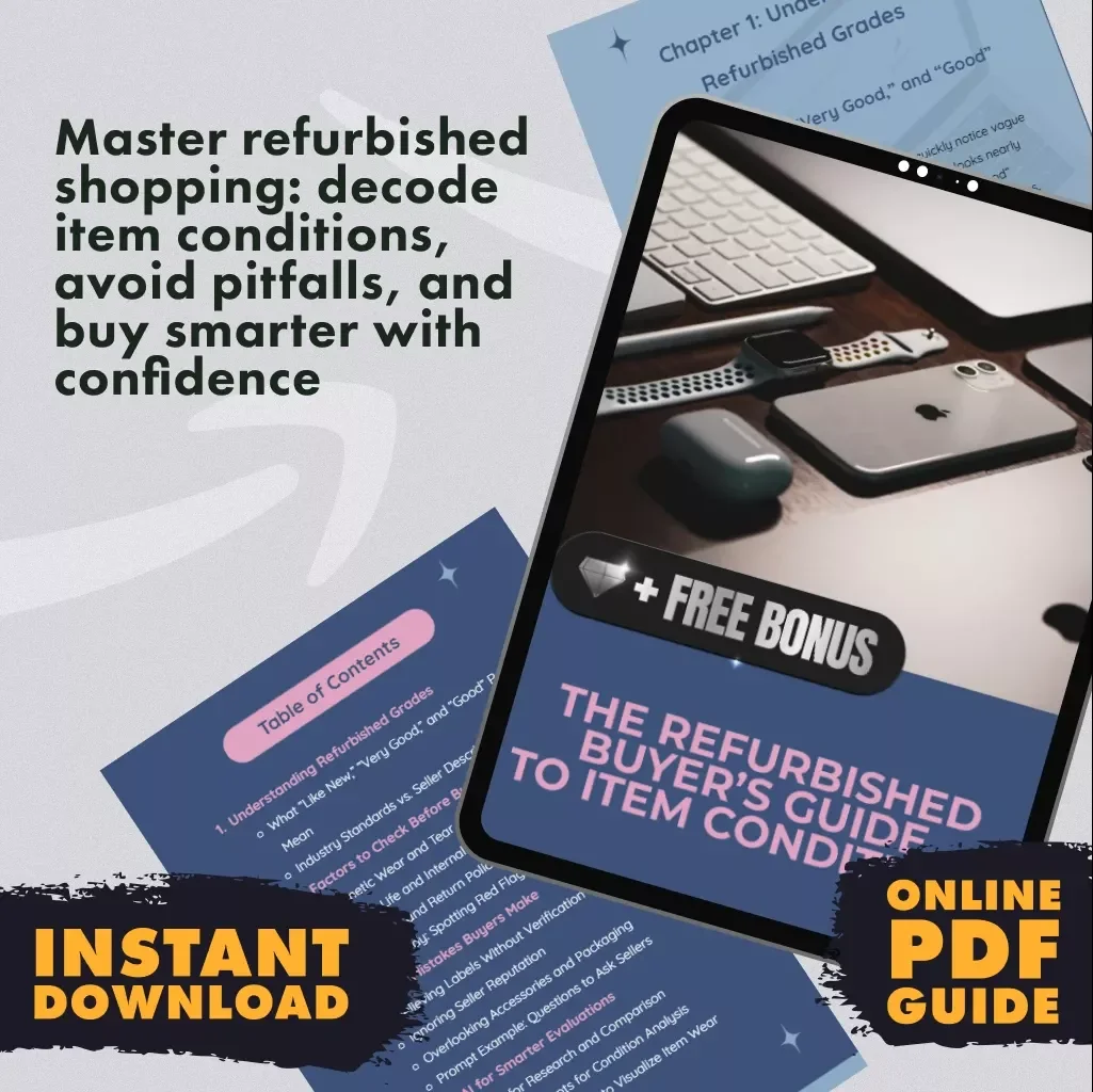 The Refurbished Buyer’s Guide to Item Conditions | Digital Download Guide | How to Evaluate Refurbished Item Conditions, Spot Red Flags & Make Smarter Purchases