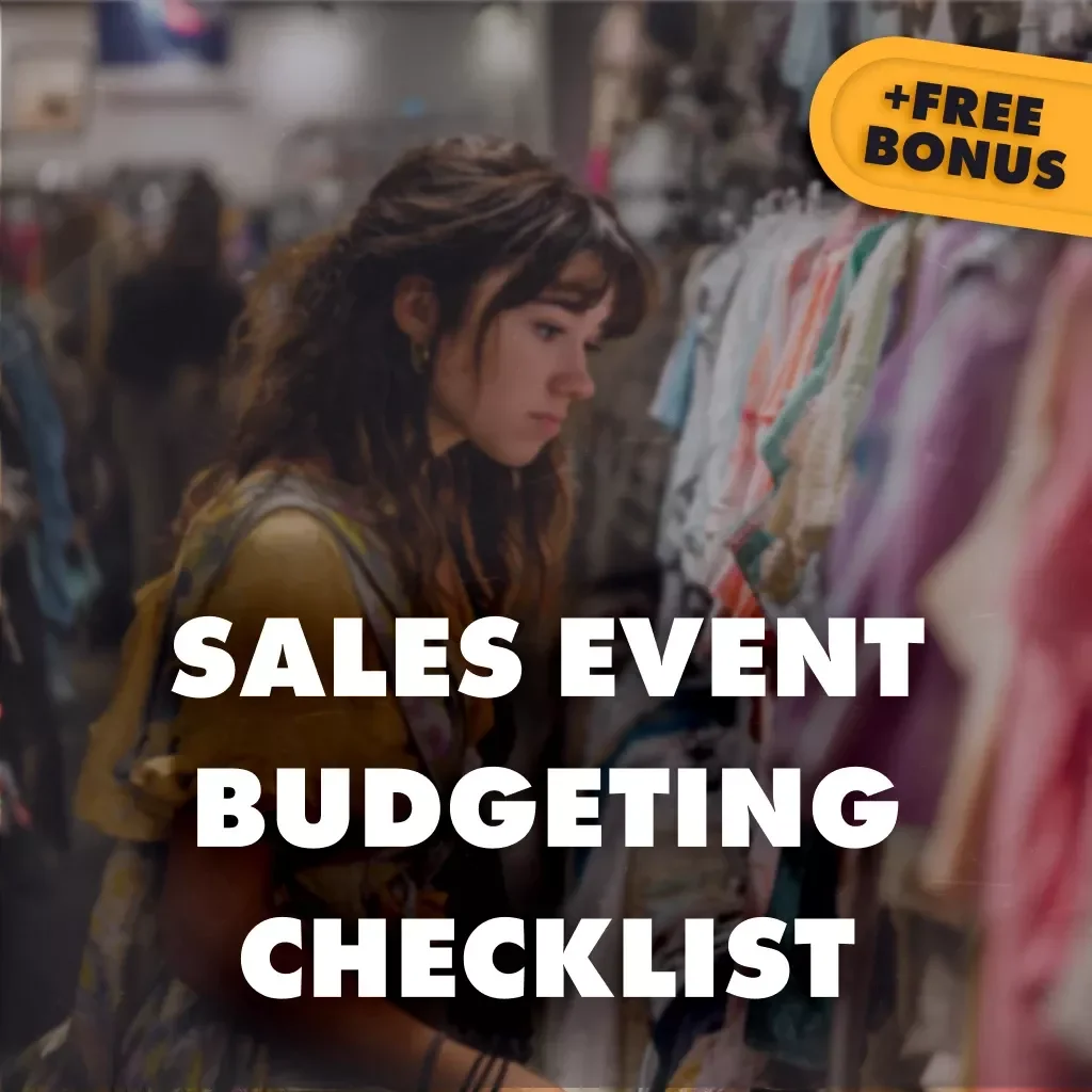 Sales Event Budgeting Checklist | Printable Digital Download | Setting a Budget for Sales Events Guide
