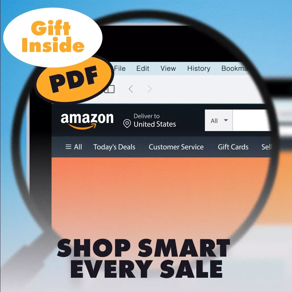 Shop Smart Every Sale | Digital Guide for Determining Which Items to Purchase During Sales | eBook for Smarter Shopping, Checklists & Tips