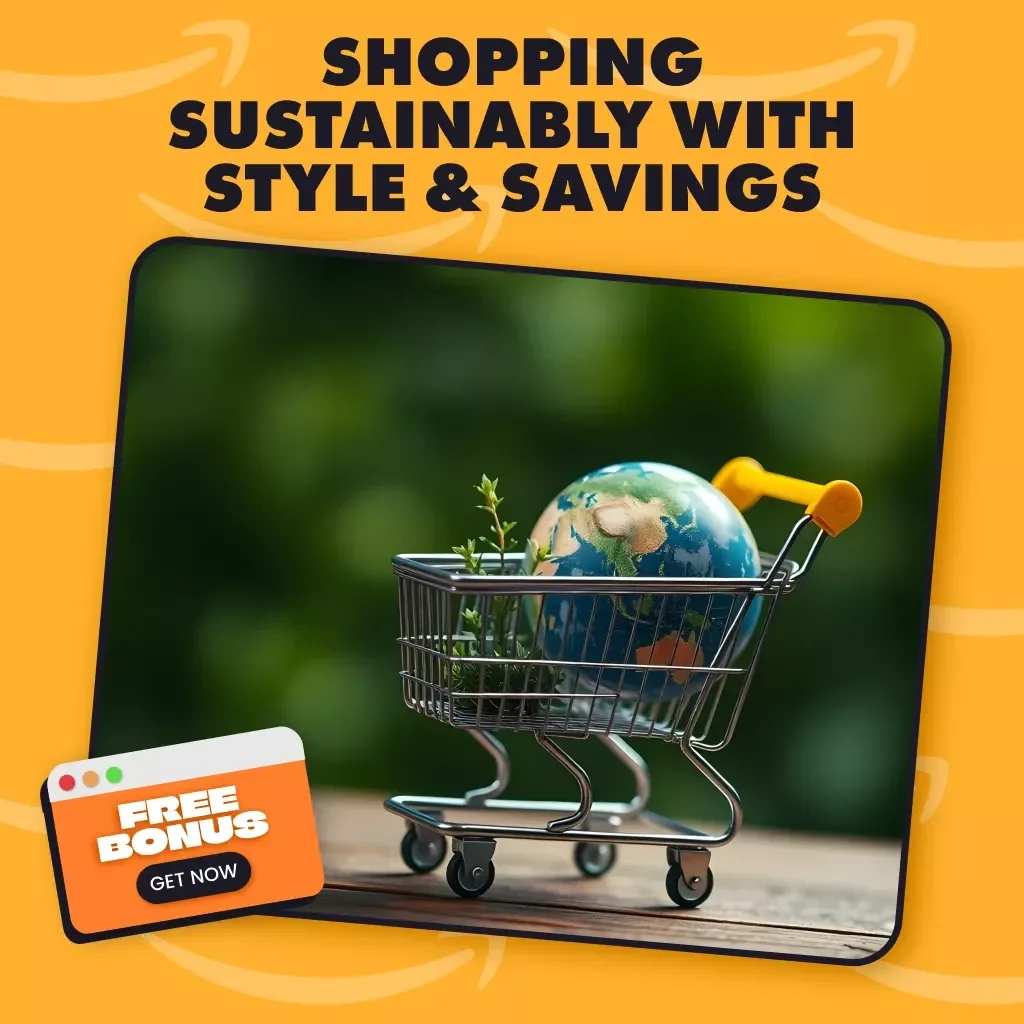 Shopping Sustainably With Style & Savings | Digital Guide | How to Shop Sustainably eBook & Checklist | Eco-Friendly Shopping Tips