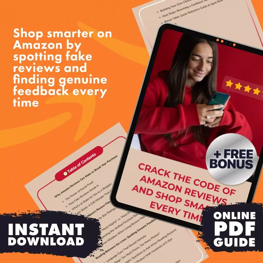 Crack the Code of Amazon Reviews and Shop Smarter Every Time | Digital Guide | How to Use Review Filtering to Find Genuine Feedback | eBook, Instant Download