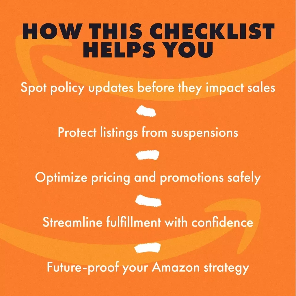 Checklist: How to Adapt Your Strategy to Changing Amazon Policies | Seller Compliance Guide, eBook, Digital Download for Amazon FBA & Online Store Success