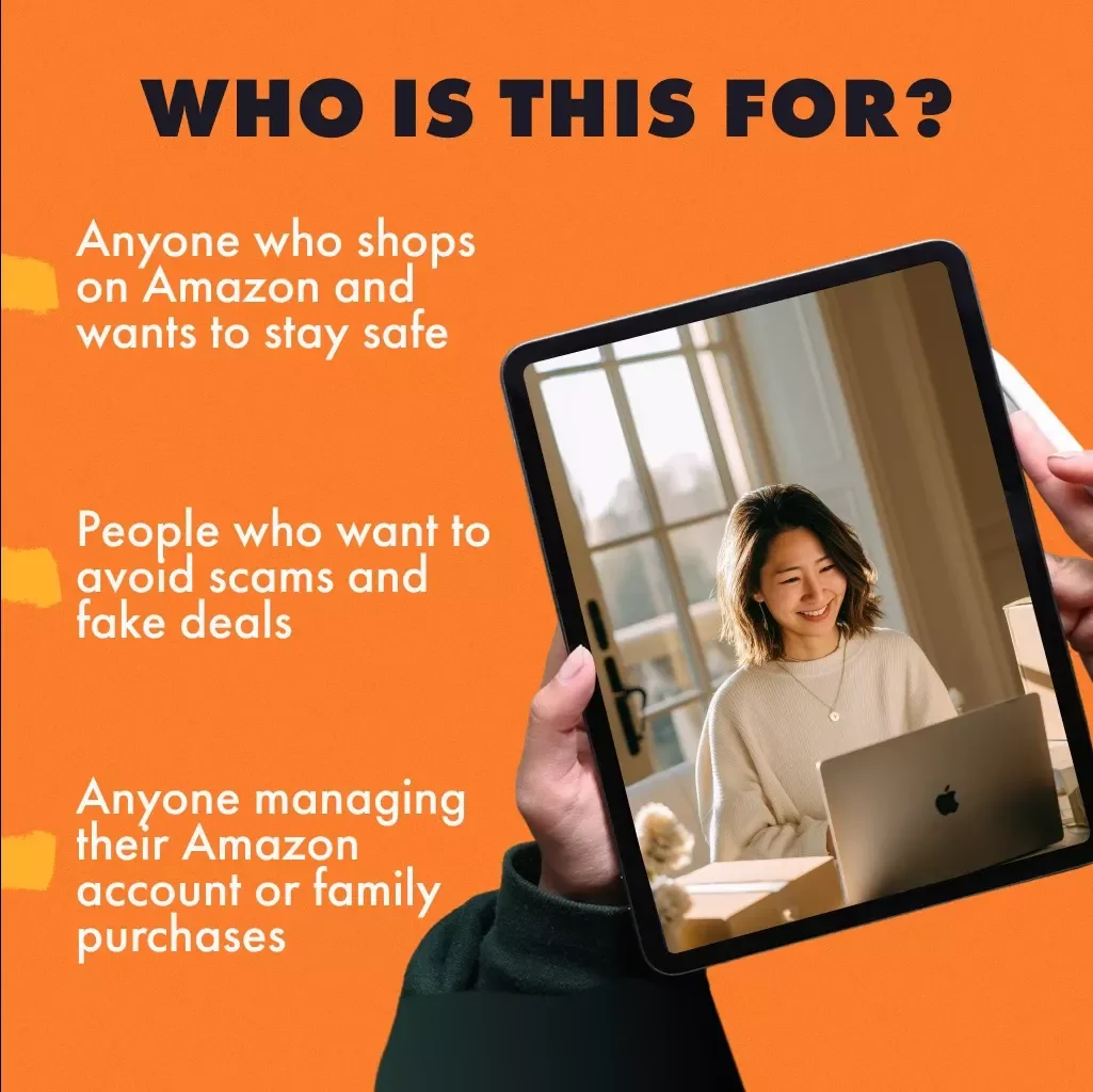 Amazon Safety Mastery Checklist | Printable Digital Download | Amazon Safety Tips Guide for Secure Online Shopping