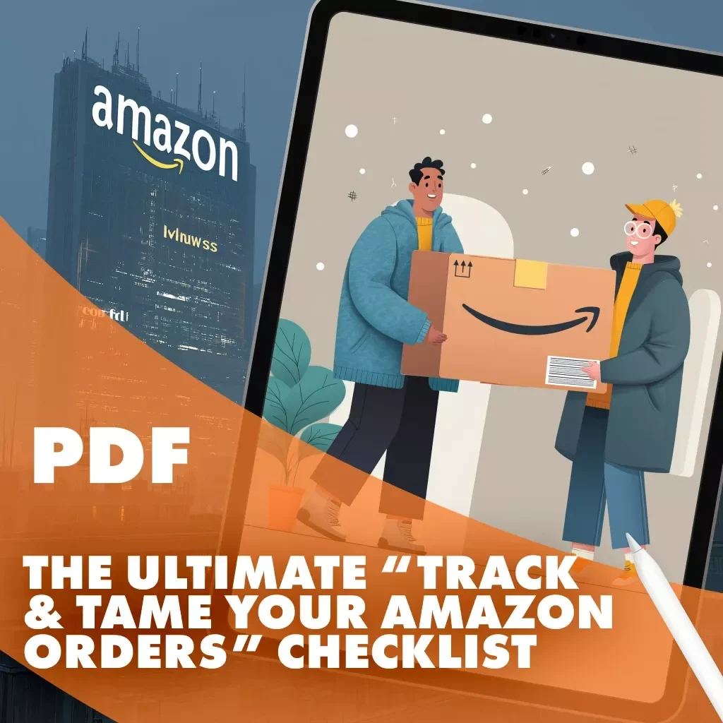 The Ultimate “Track & Tame Your Amazon Orders” Checklist | Printable & Digital Download for How to Track and Manage Your Amazon Orders | Easy Amazon Order Tracking & Organization Guide