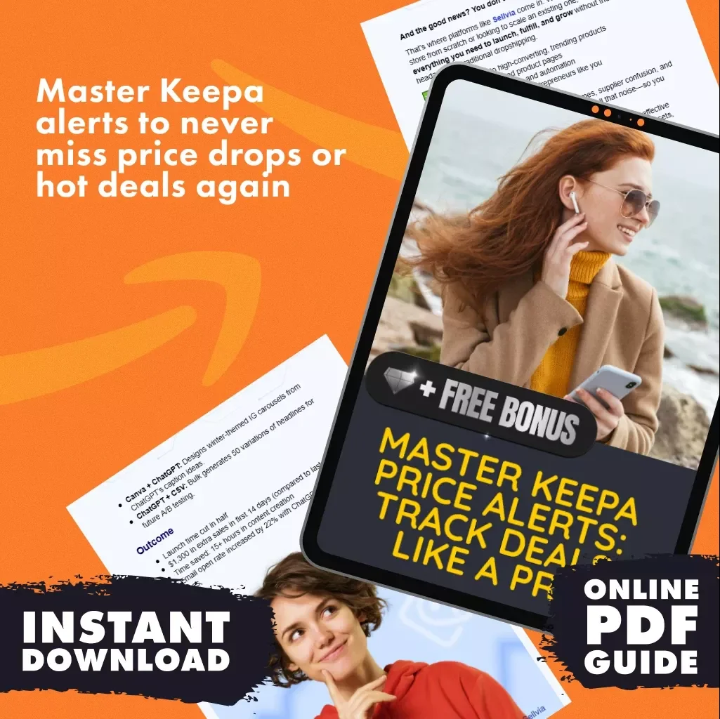 Master Keepa Price Alerts: Track Deals Like a Pro | How to Set Price Alerts on Keepa | Digital Guide eBook for Savvy Shoppers