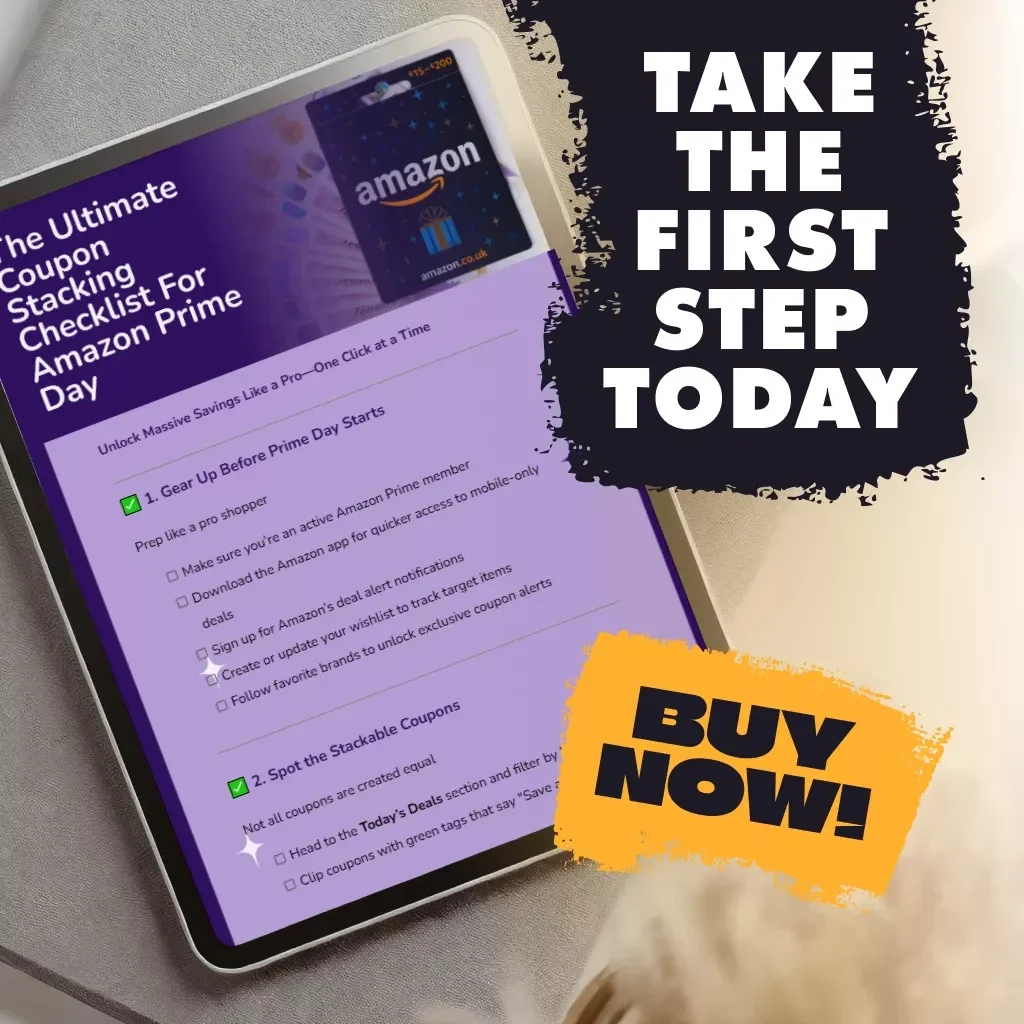 The Ultimate Coupon Stacking Checklist for Amazon Prime Day – How to Combine Coupons with Prime Day Discounts for Maximum Savings | Digital Download Guide