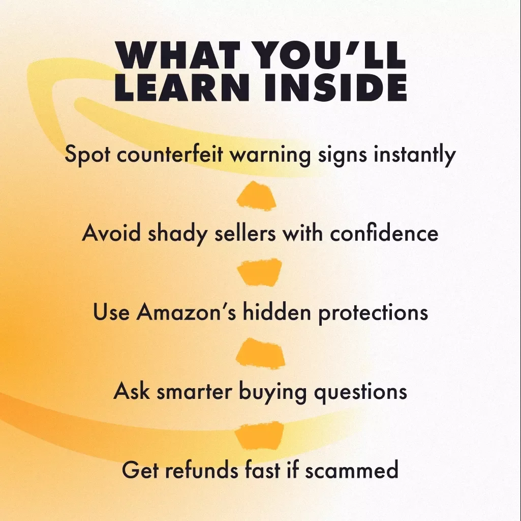Shop Smart on Amazon and Outsmart the Fakes | Digital Download Guide for Safer Online Shopping | How to Avoid Counterfeit Products on Amazon