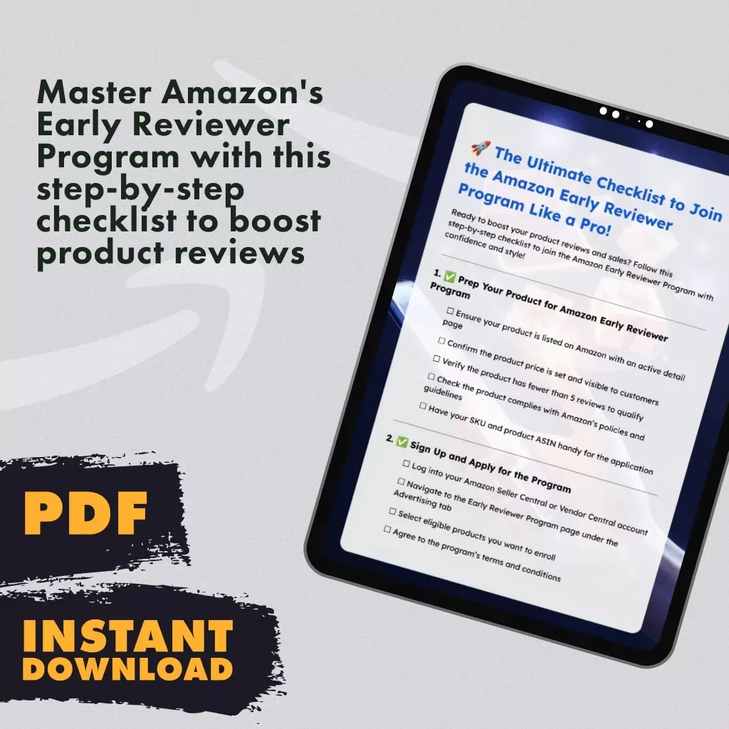 The Ultimate Checklist to Join the Amazon Early Reviewer Program Like a Pro