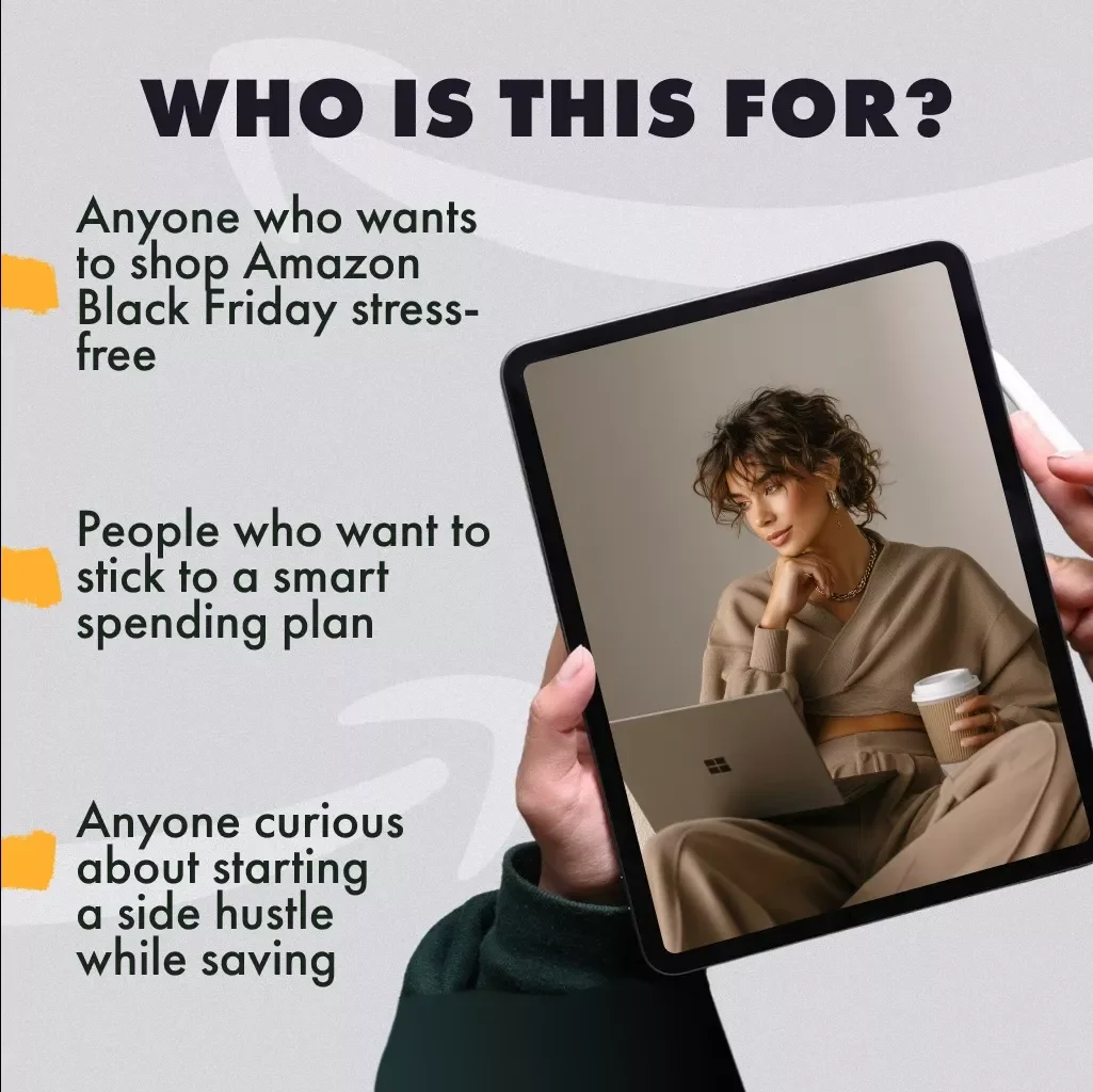 Black Friday Budget Boss: Master Your Amazon Spending Without Breaking the Bank | How to Budget for Black Friday Shopping on Amazon Checklist | Digital Download for Smart Holiday Savings