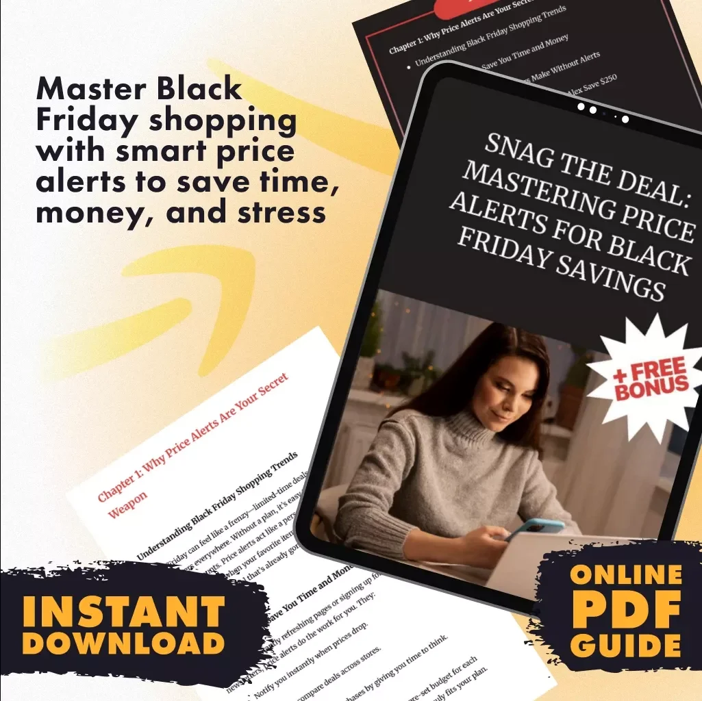 Snag the Deal: Mastering Price Alerts for Black Friday Savings – How to Set Price Alerts for Black Friday Deals | Digital Download Guide, eBook, Checklist