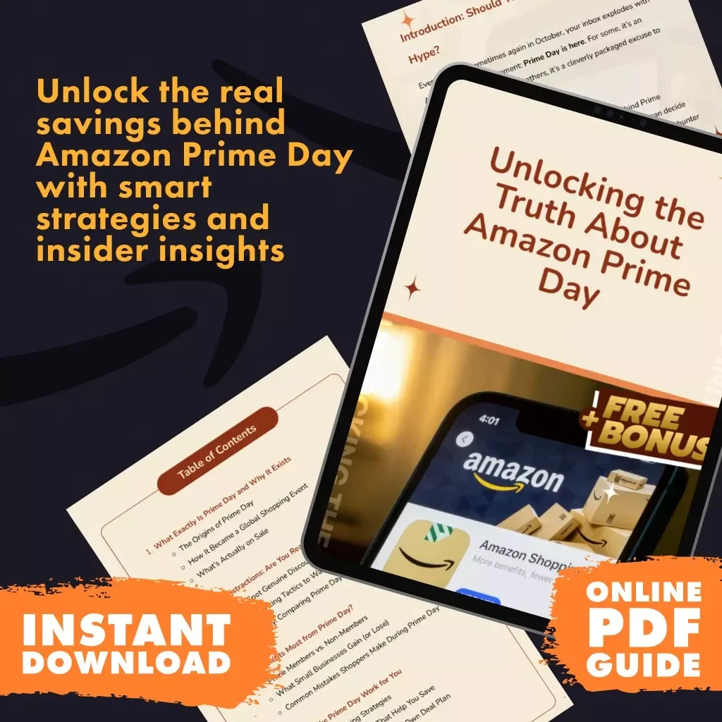 Unlocking the Truth About Amazon Prime Day – Digital Guide | Is Amazon Prime Day Worth It? | Prime Day Checklist, eBook & Smart Shopping Strategies