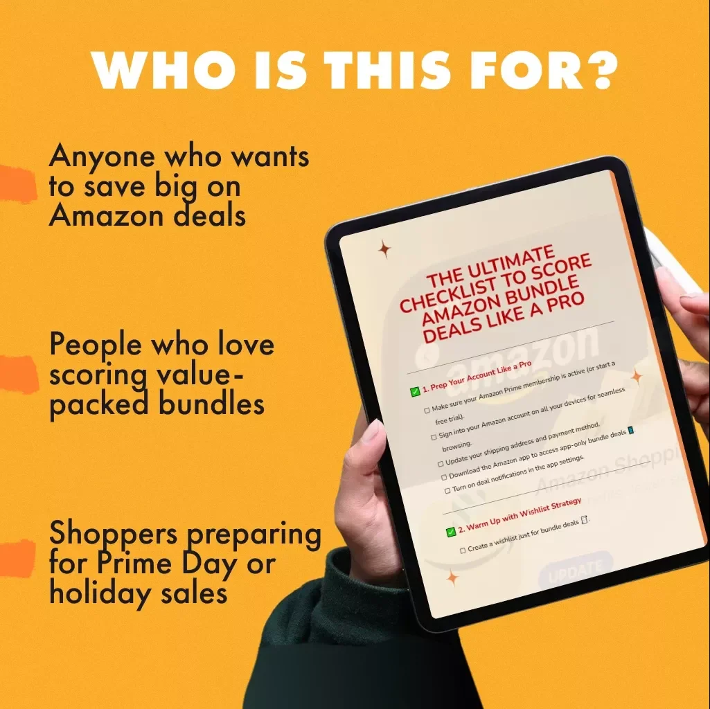 The Ultimate Checklist to Score Amazon Bundle Deals Like a Pro | Digital Download eBook | How to Find Bundle Deals During Prime Day Guide