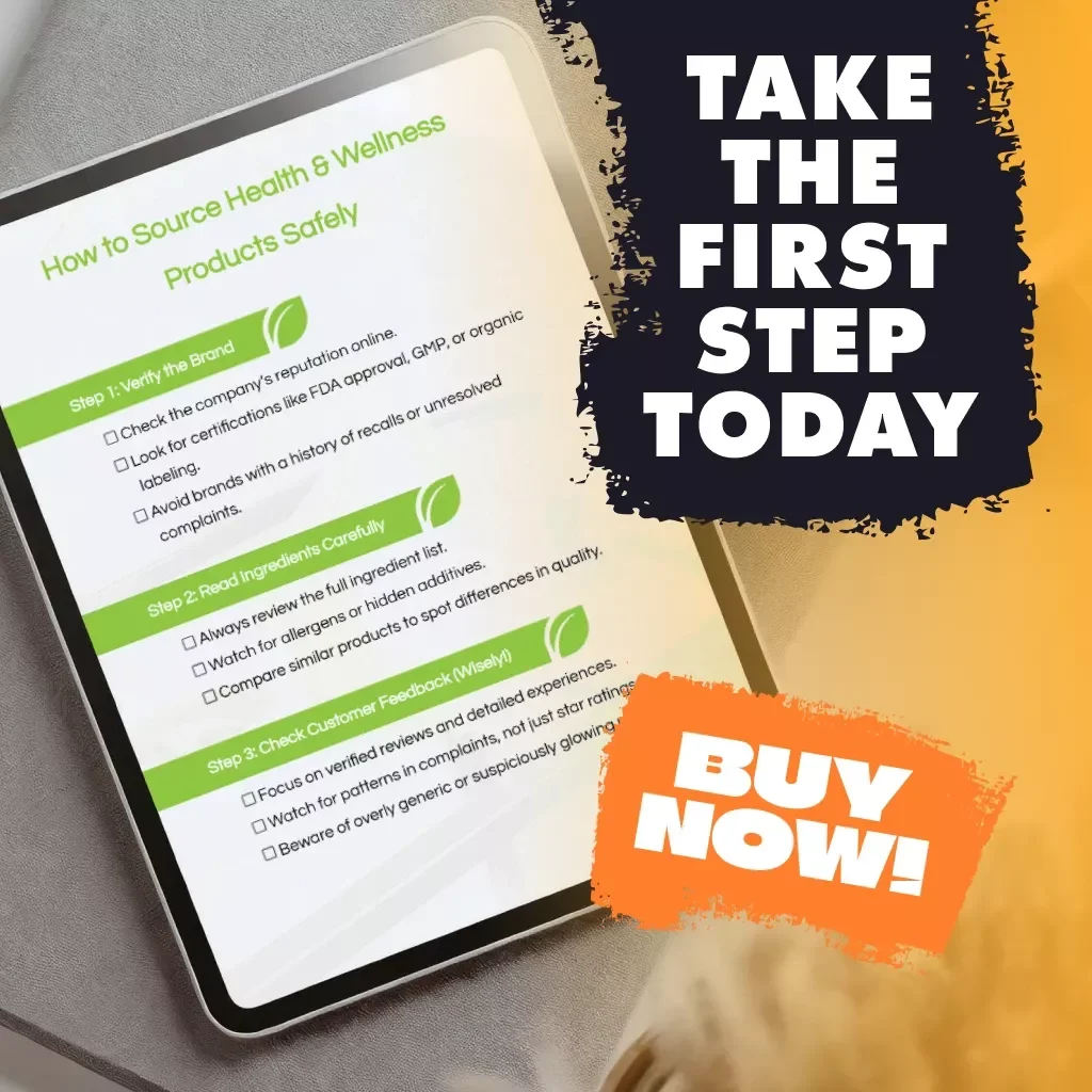 How to Source Health & Wellness Products Safely - Essential Checklist for Smart Buying