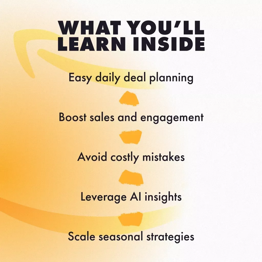 Deal Days Made Easy: Your Ultimate Guide to Building a Shopping Calendar | Digital Download | eBook for Entrepreneurs, Small Business Owners & Online Sellers | How to Build a Deal of the Day Shopping Calendar