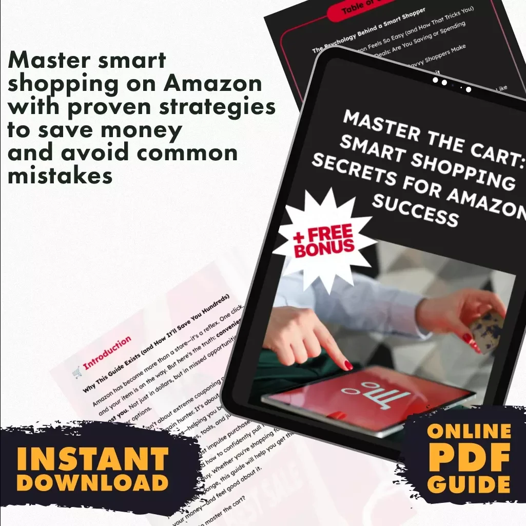 Master the Cart: Smart Shopping Secrets for Amazon Success - How to Build a Smart Amazon Shopping Strategy