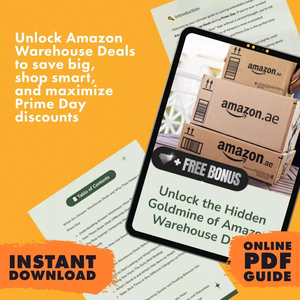 Unlock the Hidden Goldmine of Amazon Warehouse Deals: Ultimate Guide on How to Use Amazon Warehouse Deals During Prime Day for Maximum Savings