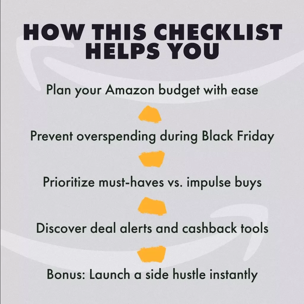 Black Friday Budget Boss: Master Your Amazon Spending Without Breaking the Bank | How to Budget for Black Friday Shopping on Amazon Checklist | Digital Download for Smart Holiday Savings
