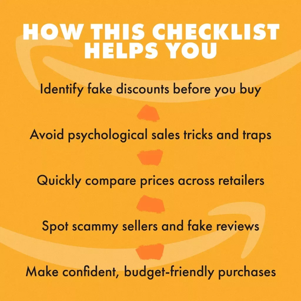 The Ultimate Checklist to Spot Real Deals on Amazon – Digital Download | How to Spot Genuine Prime Day Discounts | Printable PDF Guide for Smarter Amazon Shopping