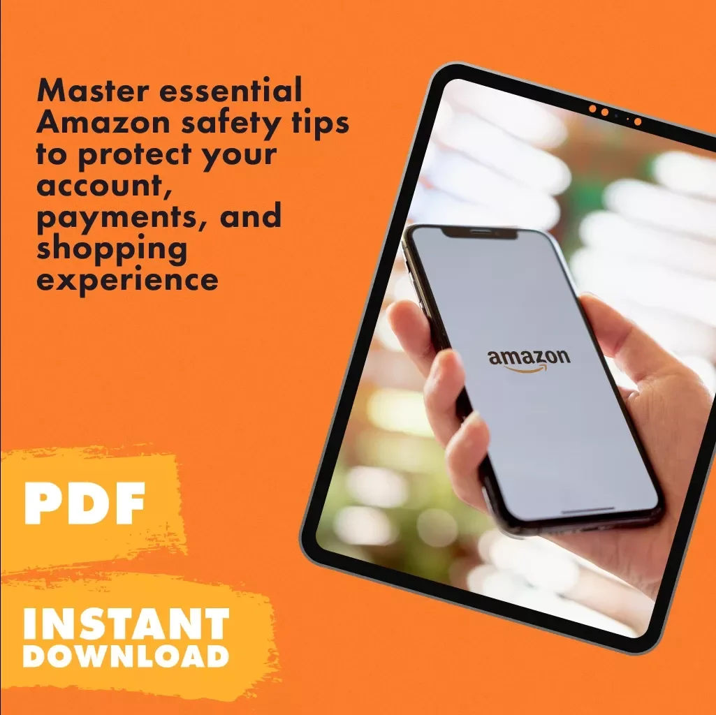 Amazon Safety Mastery Checklist | Printable Digital Download | Amazon Safety Tips Guide for Secure Online Shopping