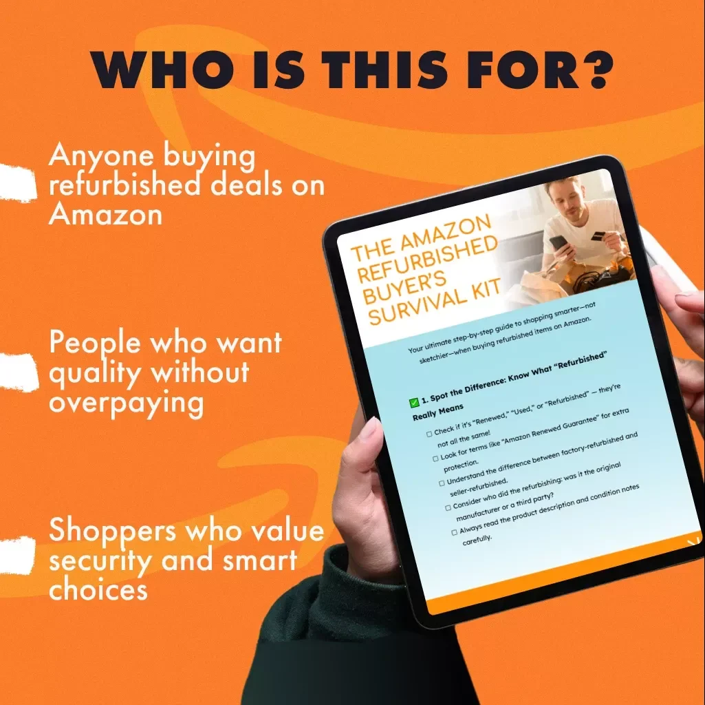 The Amazon Refurbished Buyer’s Survival Kit | Printable Checklist & Guide | Digital Download | Risks of Buying Refurbished on Amazon