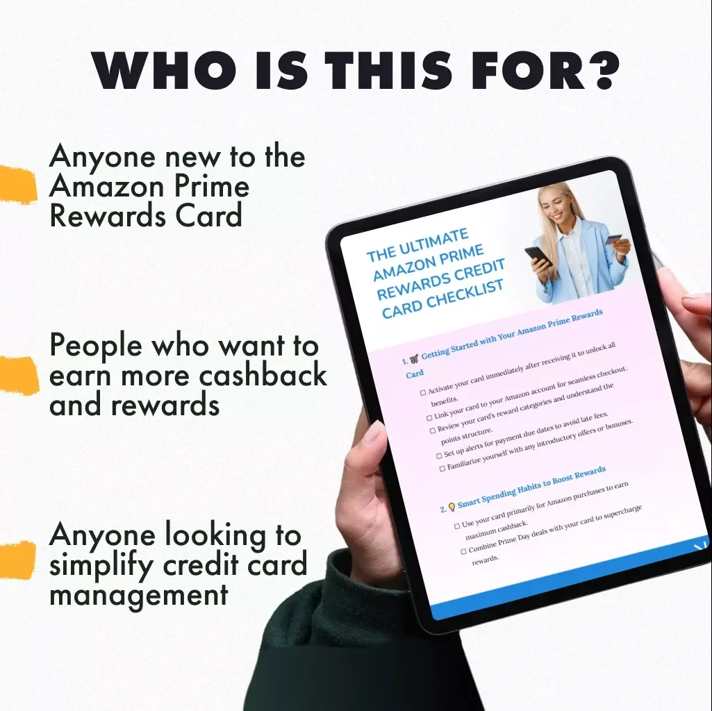 The Ultimate Amazon Prime Rewards Credit Card Checklist | Digital Download Guide for Smart Spending, Cashback Strategies & How to Use Amazon Prime Rewards Credit Cards Strategically