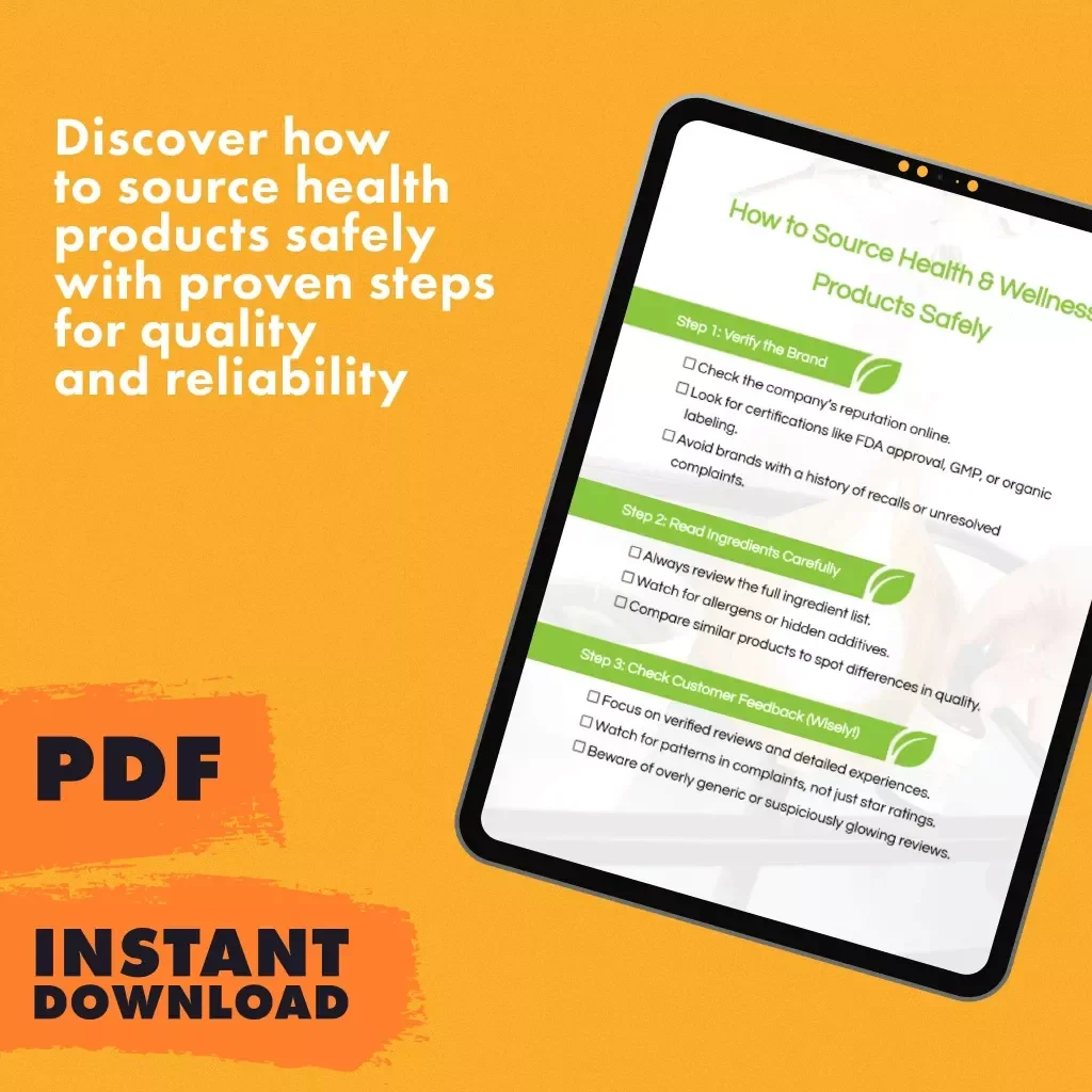 How to Source Health & Wellness Products Safely - Essential Checklist for Smart Buying