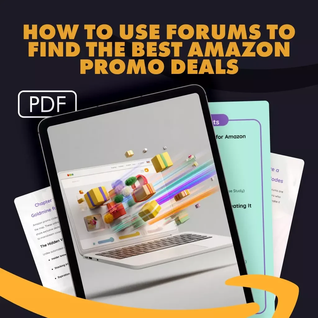 How to Use Forums to Find the Best Amazon Promo Deals | Digital Guide for Smart Shoppers | eBook with Case Study, AI Prompts & Checklist for Amazon Promo Codes