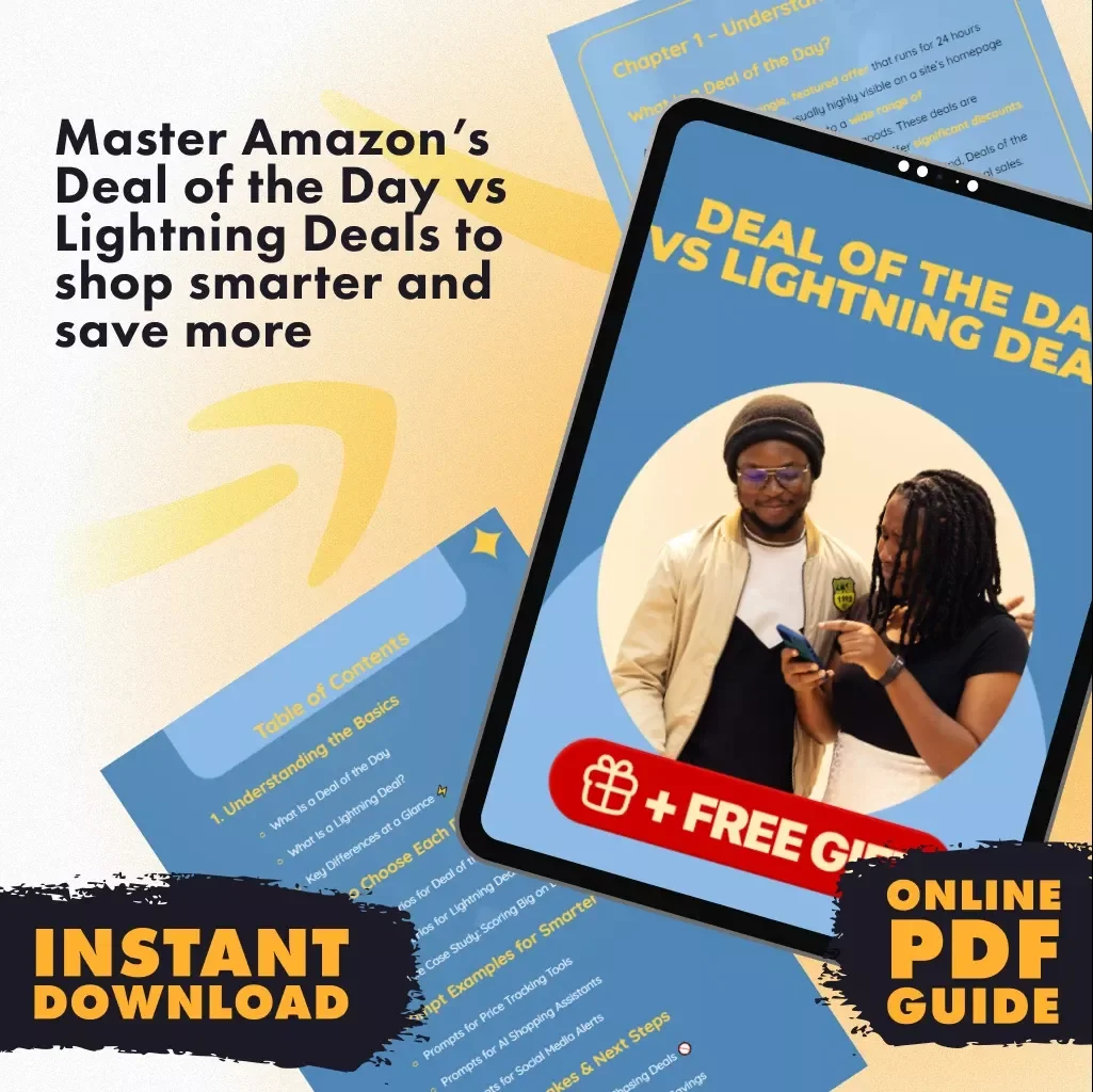Deal of the Day vs Lightning Deals | Digital Guide for Smarter Shopping, Savings & Online Bargain Hacks