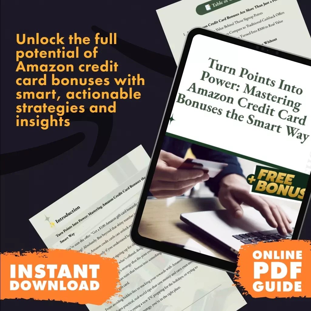 Turn Points Into Power: Mastering Amazon Credit Card Bonuses the Smart Way - Guide for Maximizing Signup Bonuses