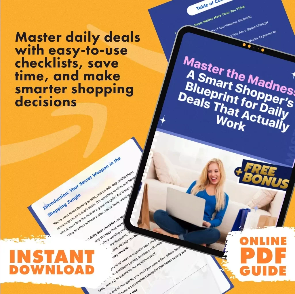 Master the Madness: A Smart Shopper’s Blueprint for Daily Deals That Actually Work - Guide to Creating Daily Deal Checklists for Busy Shoppers